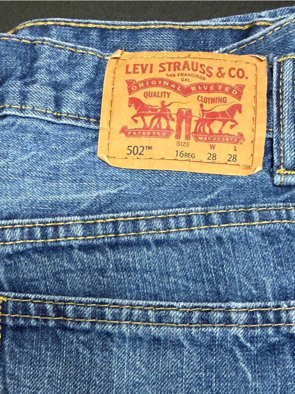 Boys / Girls  Denim Distressed Jeans Classics 28 X 28 / 16 Regular - Picture 2 of 15